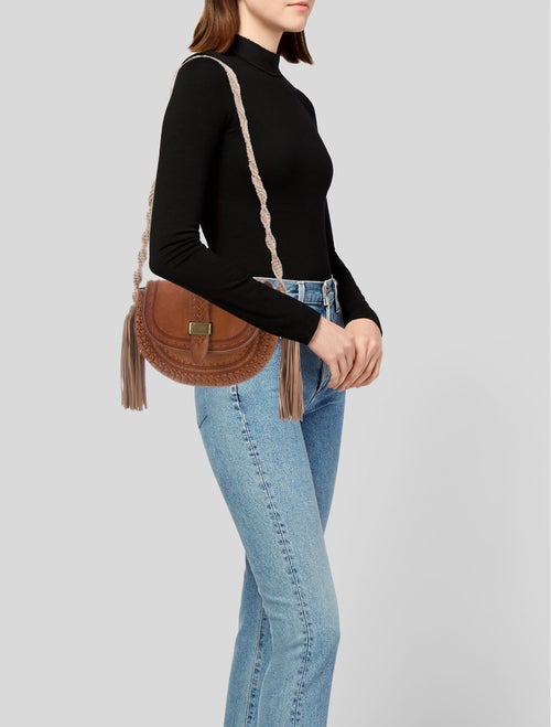 Ulla Johnson Rhita Leather Saddle Bag