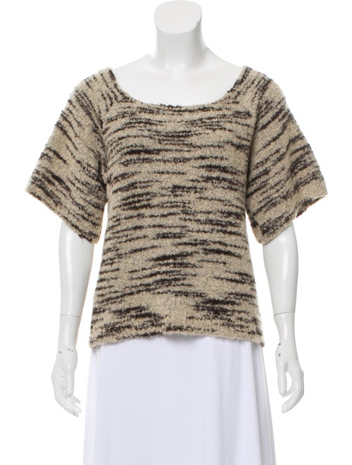 Ulla Johnson Short Sleeve Sweater Tan
