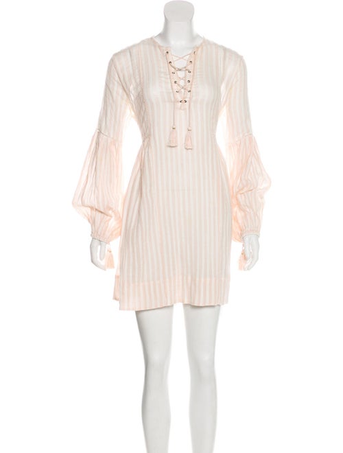 Ulla Johnson Striped Tent Dress White