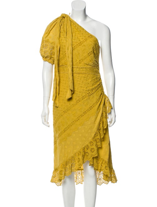 Ulla Johnson Eyelet Midi Dress