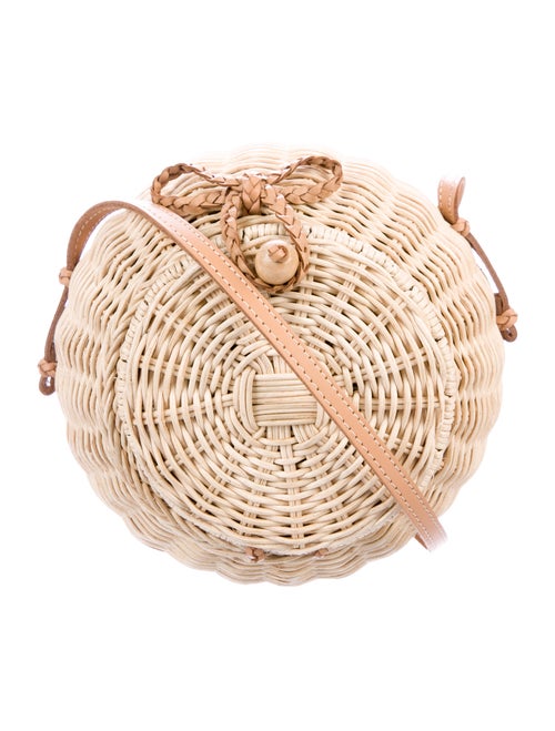 Ulla Johnson Pomme Rattan Bag Natural