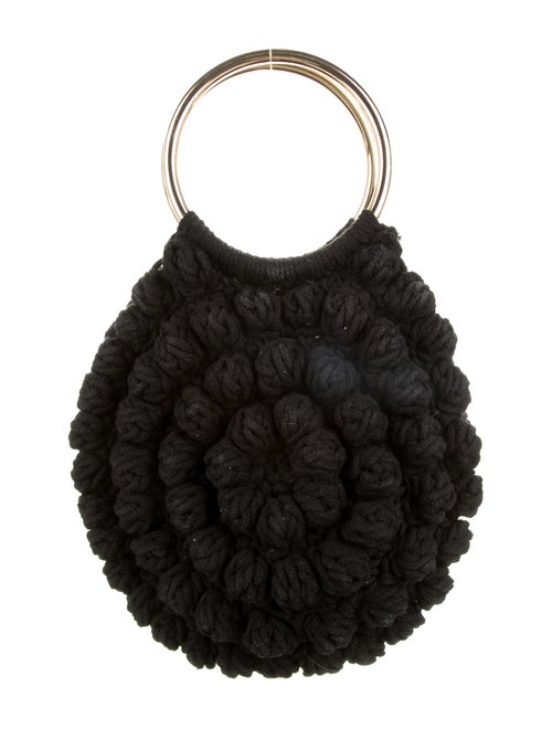 Ulla Johnson Crochet Handle Bag Black