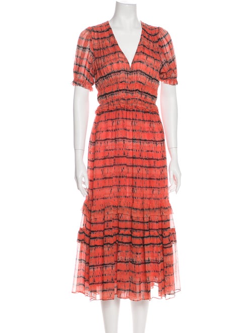 Ulla Johnson Silk Long Dress Gold
