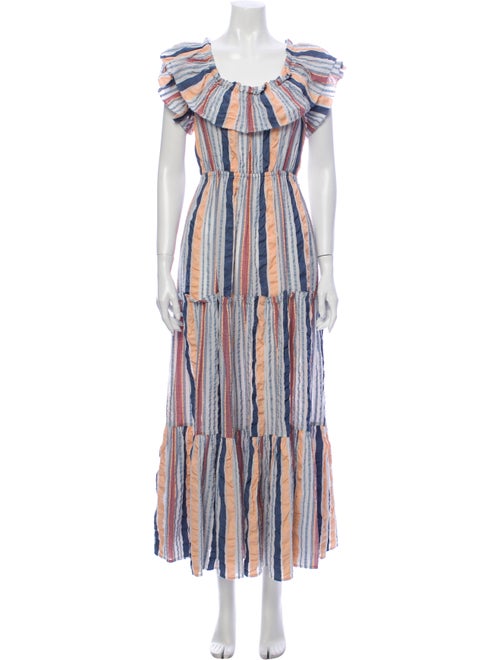 Ulla Johnson Striped Long Dress