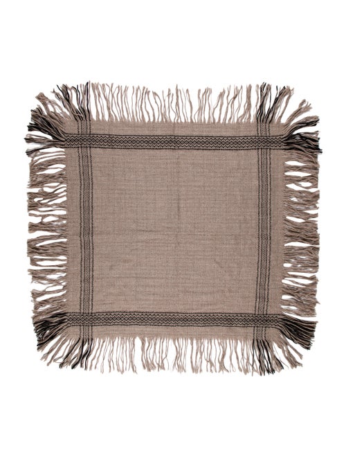 Ulla Johnson Baby Alpaca Woven Scarf Beige