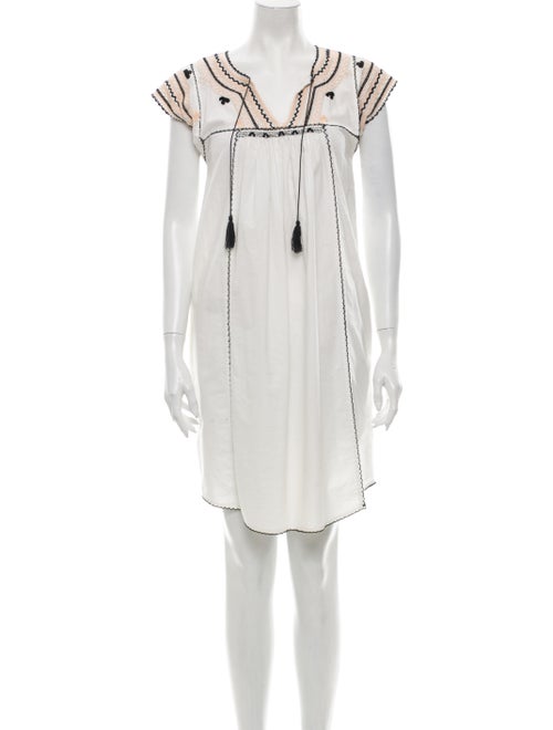 Ulla Johnson V-Neck Mini Dress