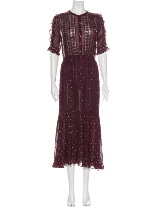 Ulla Johnson Printed Long Dress