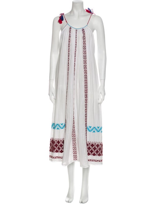 Ulla Johnson Printed Long Dress White