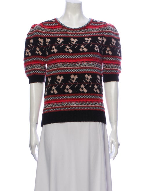 Ulla Johnson Wool Printed Sweater Wool
