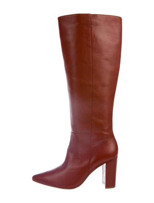 Ulla Johnson Leather Boots Orange