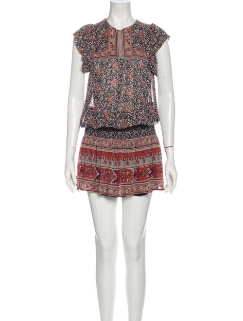 Ulla Johnson Silk Knee-Length Dress Blue