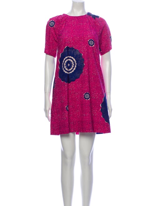 Ulla Johnson Printed Mini Dress Pink