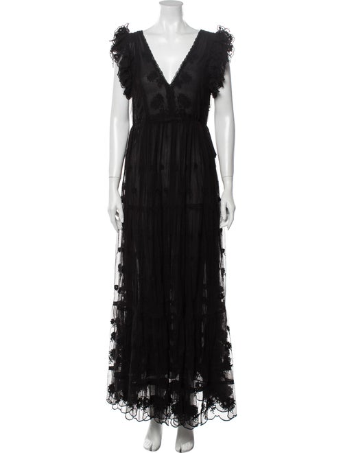 Ulla Johnson Fifi Dress Long Dress Black