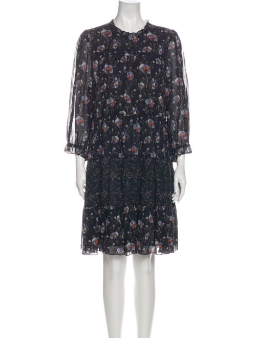 Ulla Johnson Silk Midi Length Dress Grey
