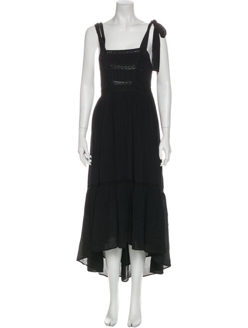 Ulla Johnson Silk Long Dress Black