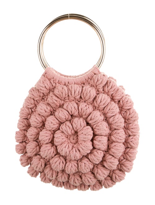 Ulla Johnson Crochet Handle Bag Pink