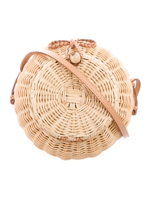 Ulla Johnson Pomme Rattan Crossbody Bag
