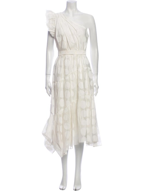 Ulla Johnson One-Shoulder Long Dress White