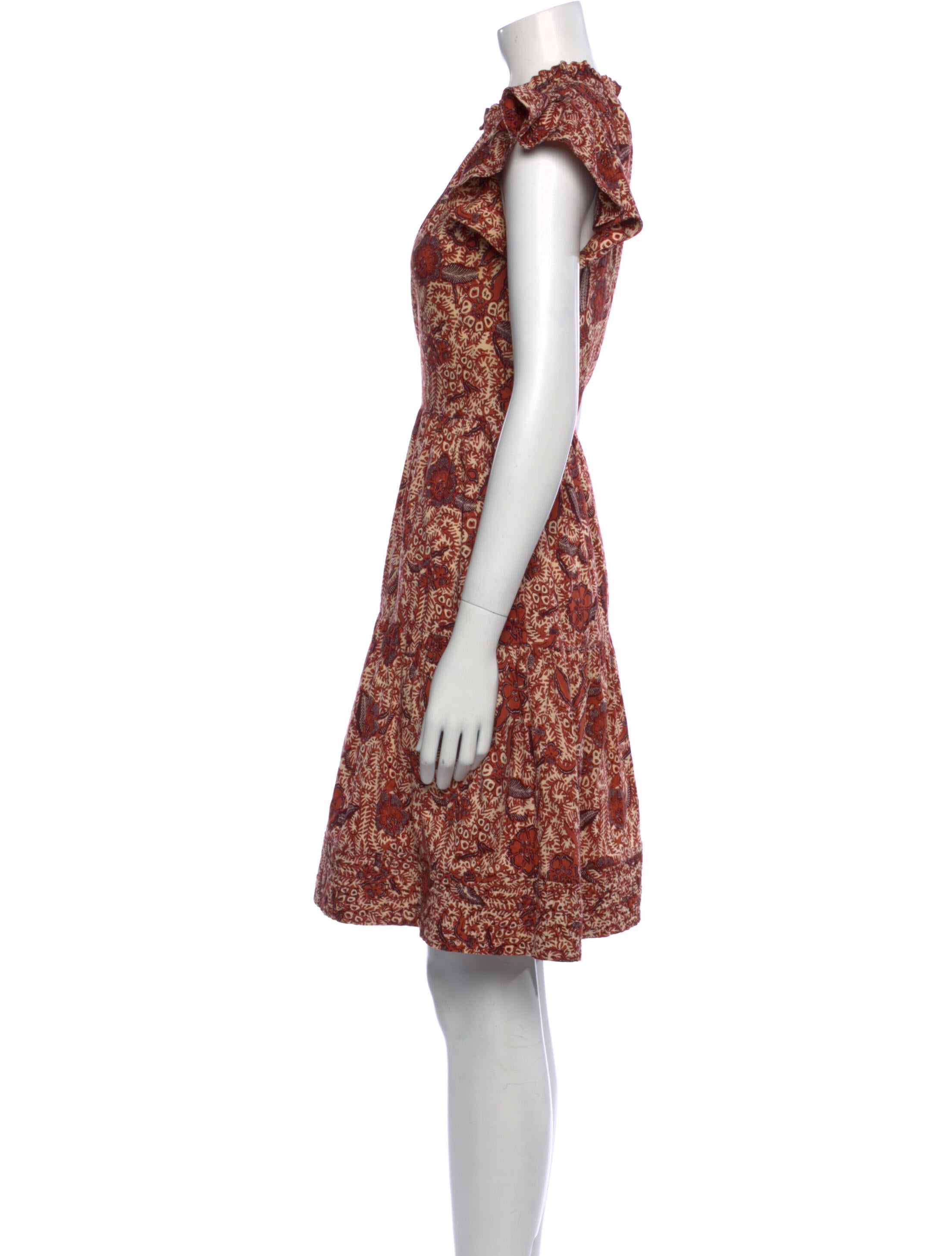 Ulla Johnson Printed Knee-Length Dress