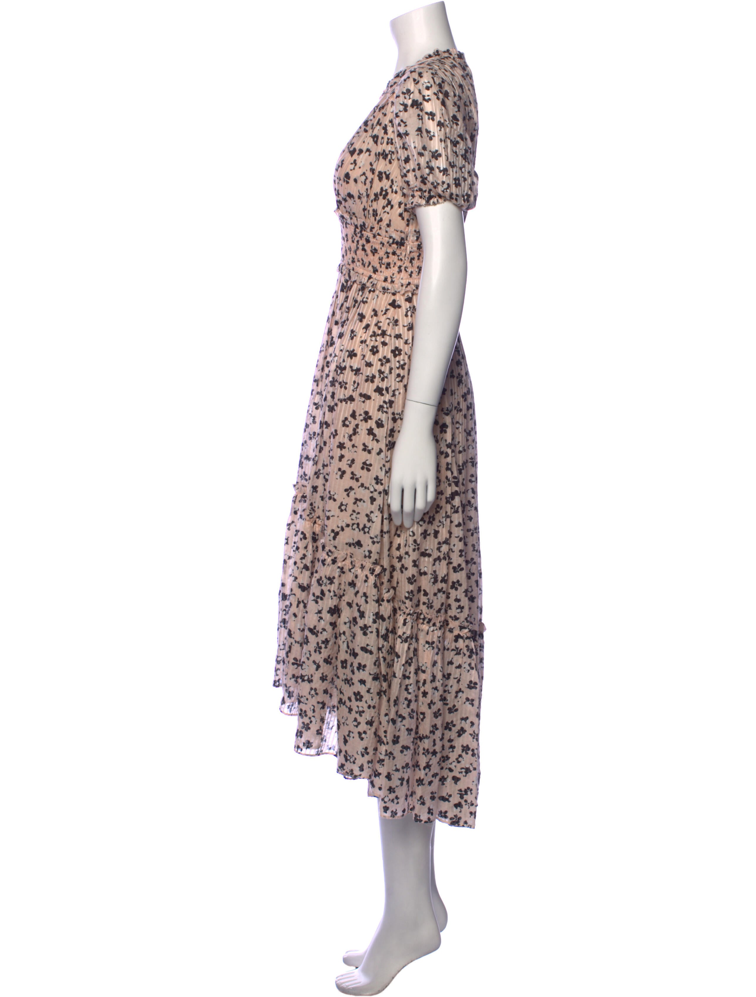 Ulla Johnson Floral Print Long Dress