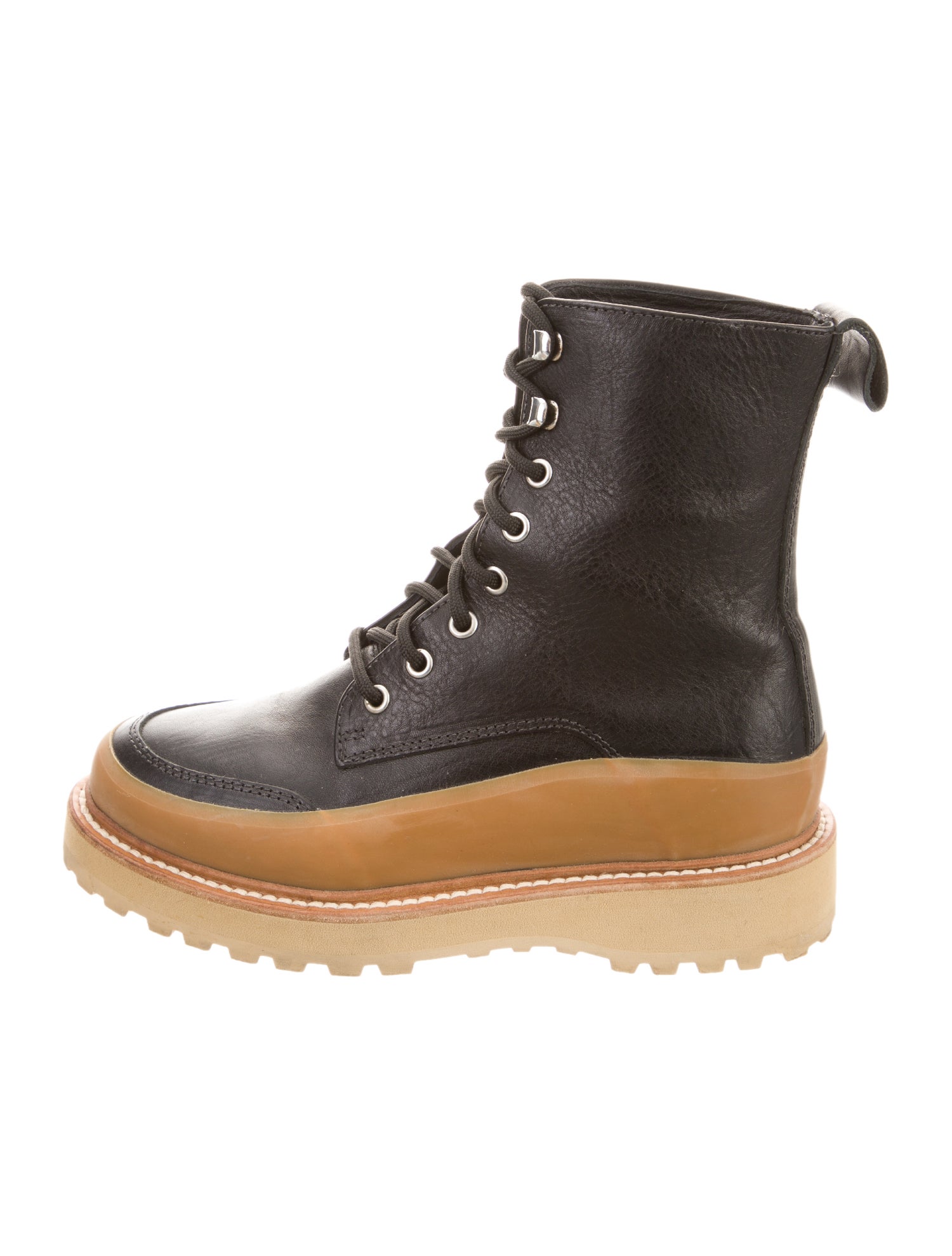 Ulla Johnson x Diemme Leather Combat Boots
