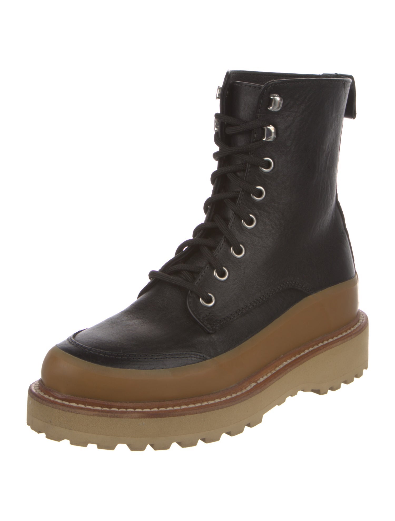 Ulla Johnson x Diemme Leather Combat Boots