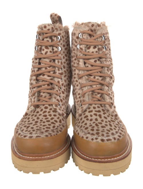 Ulla Johnson x Diemme Ponyhair Combat Boots