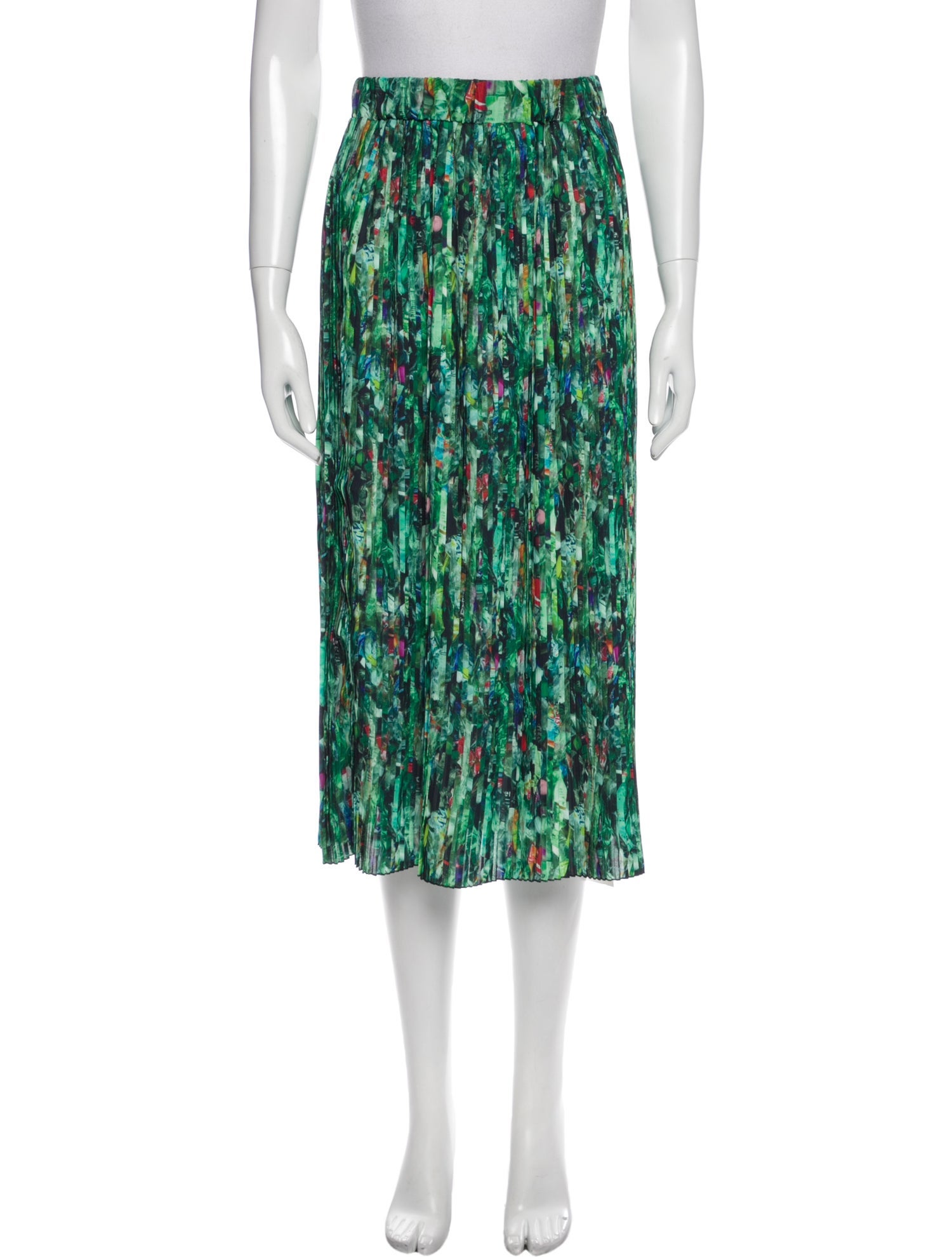 Ultra'Chic Floral Print Midi Length Skirt