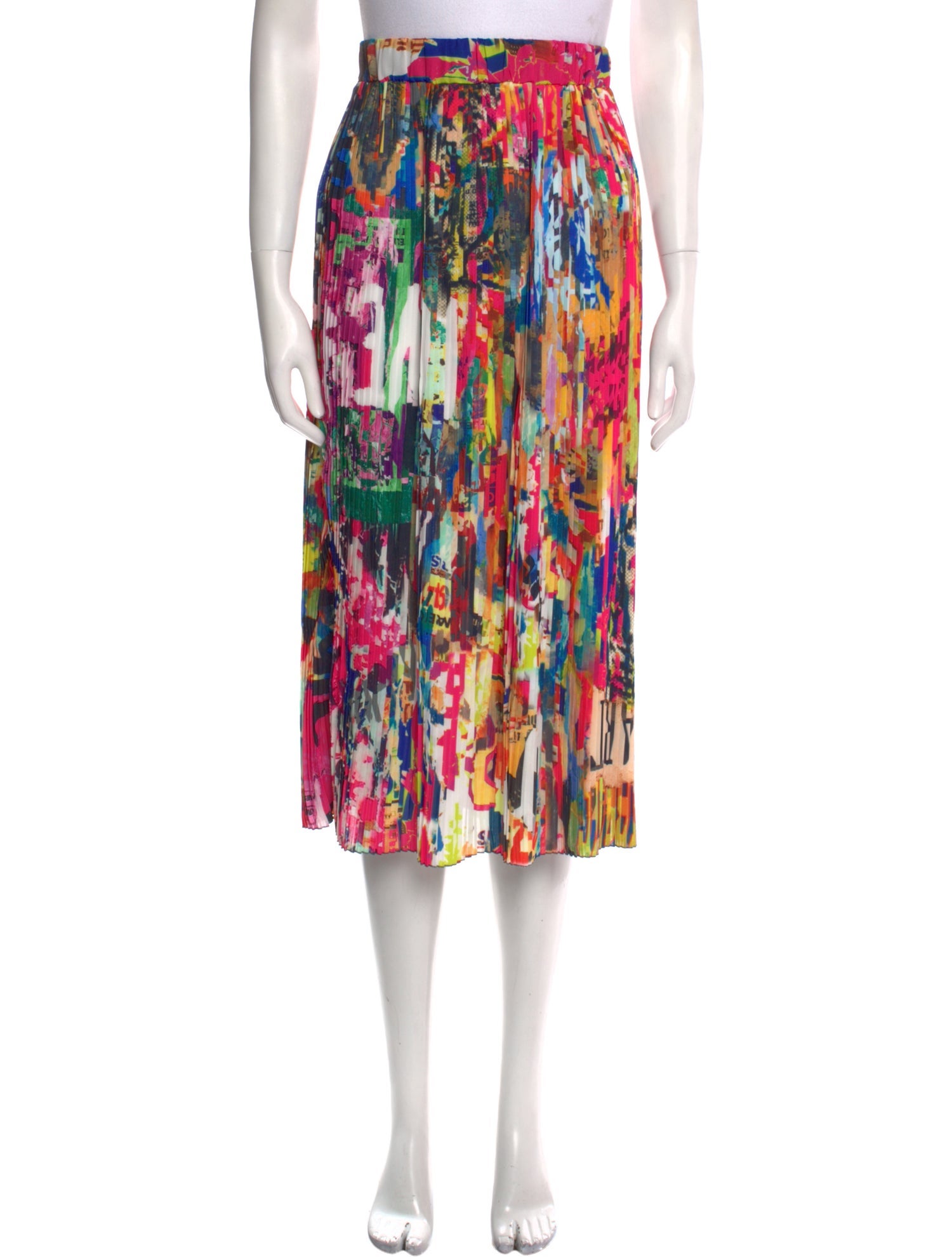 Ultra'Chic Printed Midi Length Skirt w/ Tags