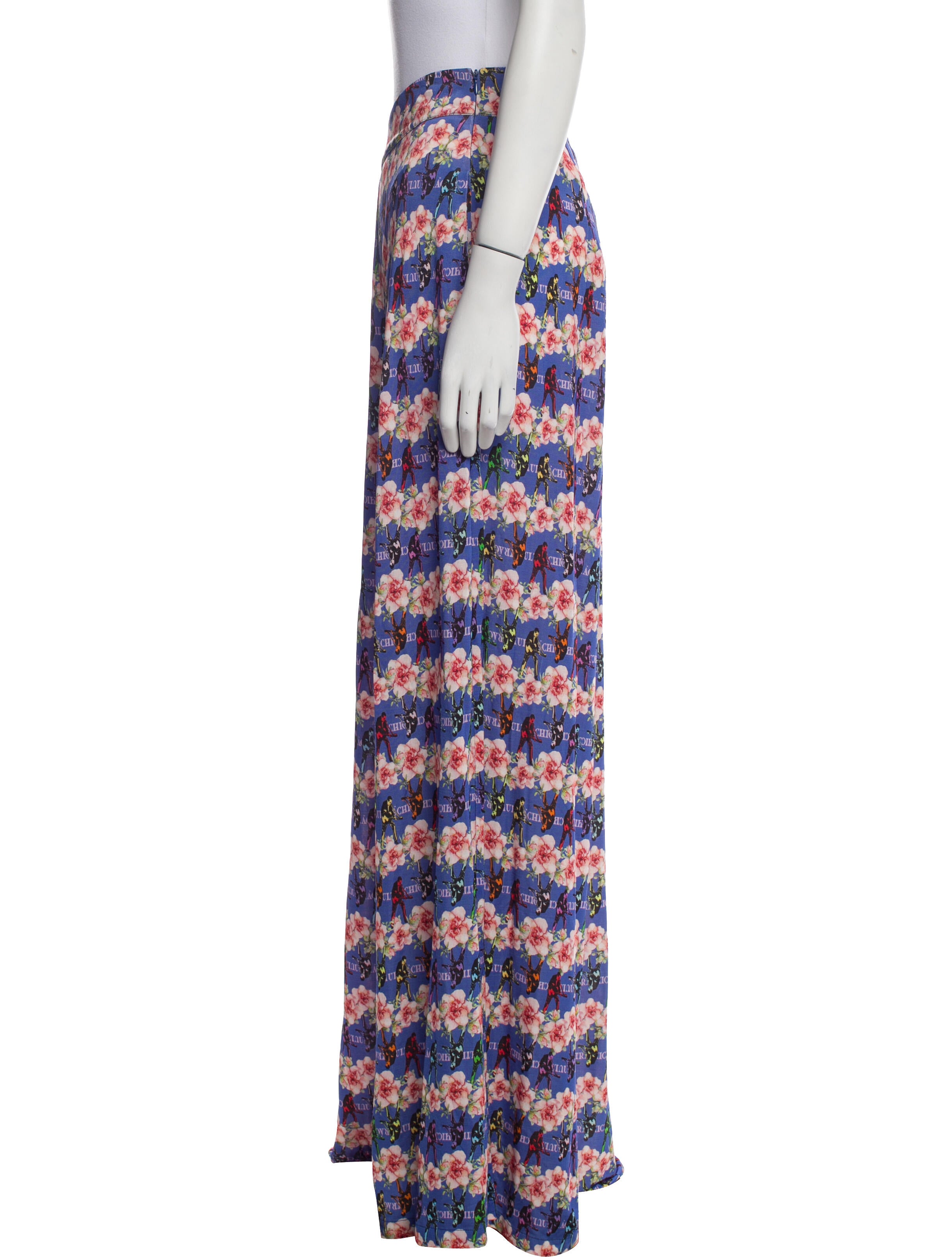 Ultra'Chic Floral Print Wide Leg Pants w/ Tags