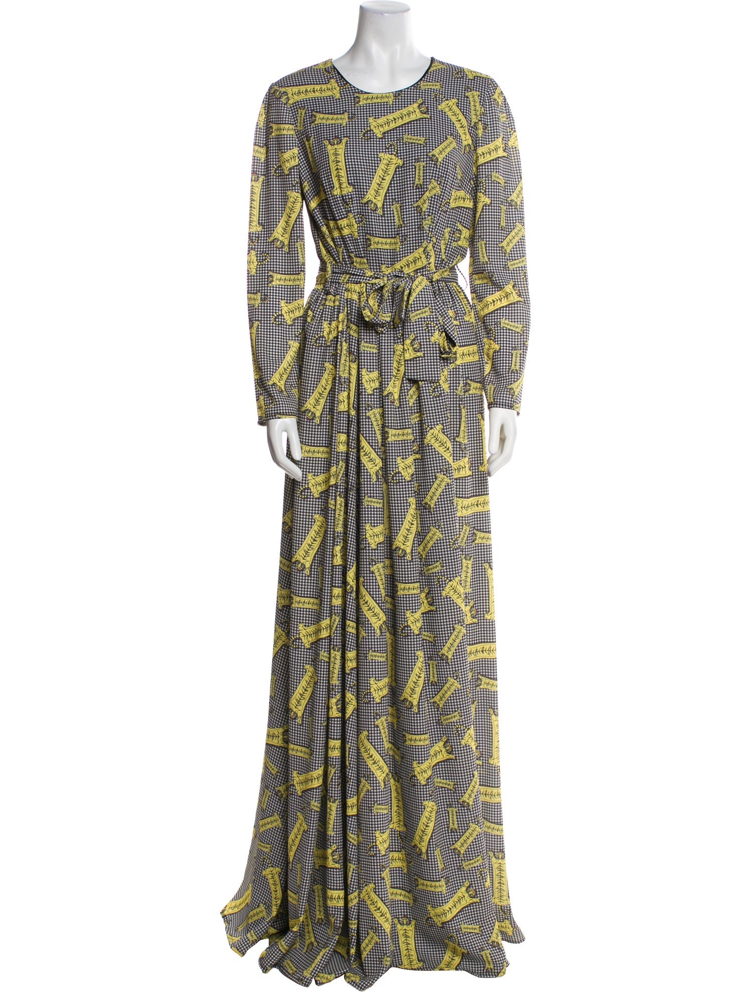 Ultra'Chic Printed Long Dress