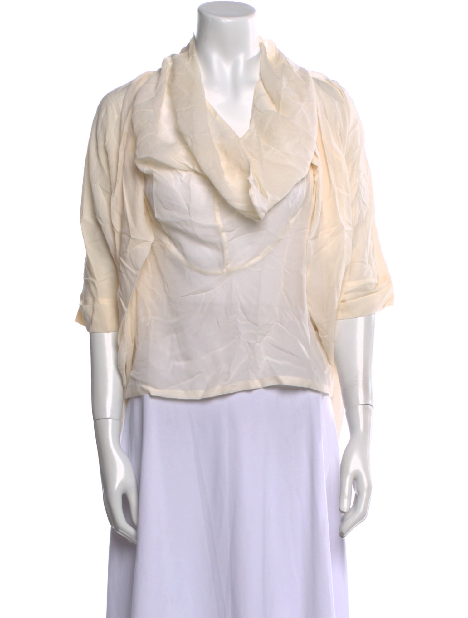 Unconditional Silk V-Neck Blouse