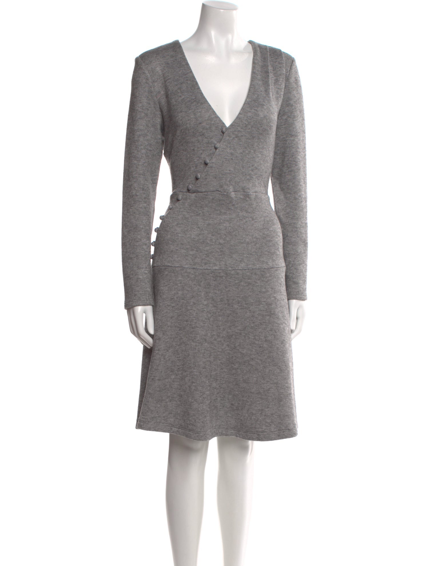 Undra Celeste New York V-Neck Midi Length Dress