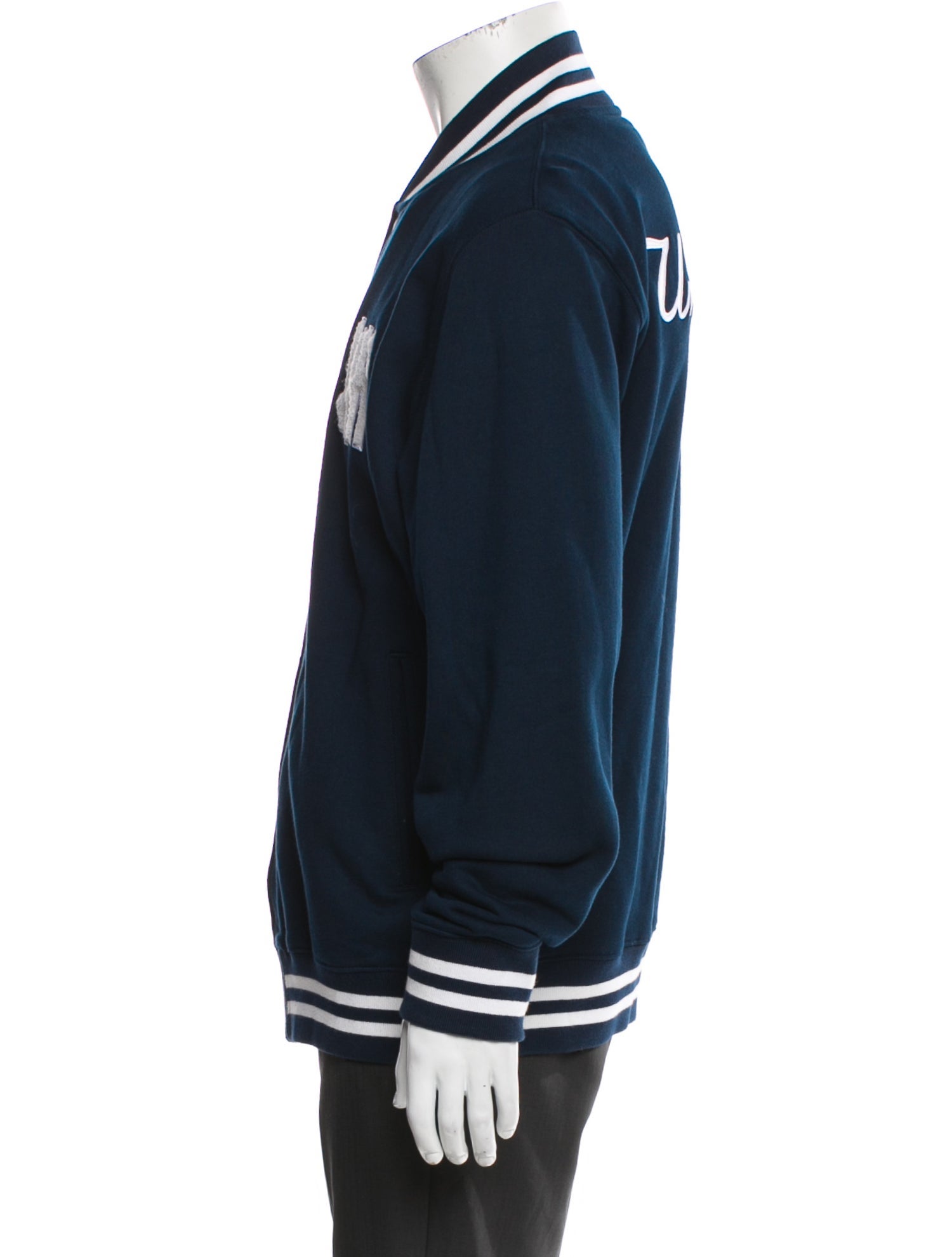 Undefeated Striped Varsity Jacket w/ Tags