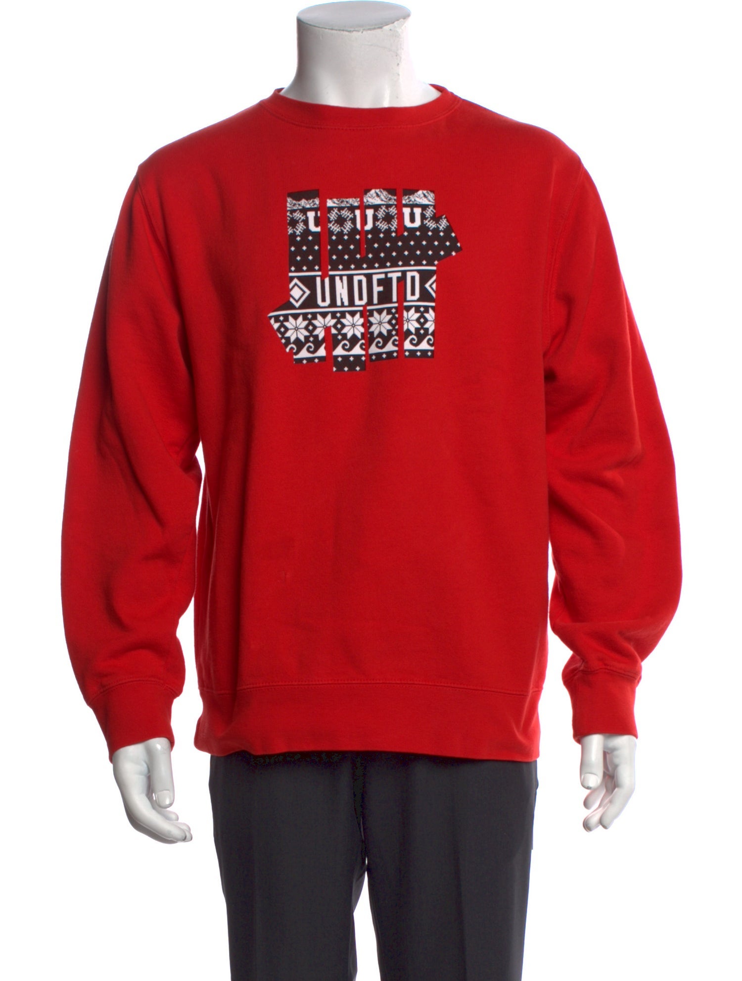 Undefeated Graphic Print Crew Neck Pullover