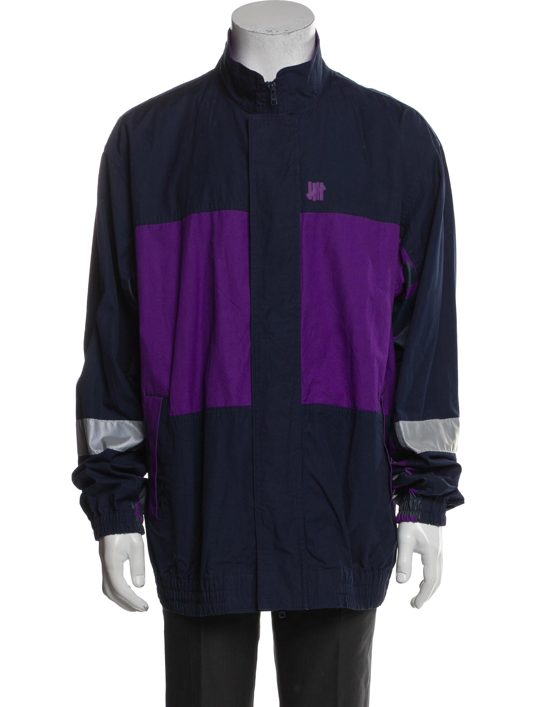 Undefeated Colorblock Pattern Windbreaker
