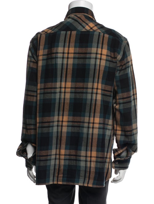 Undefeated Plaid Print Peacoat