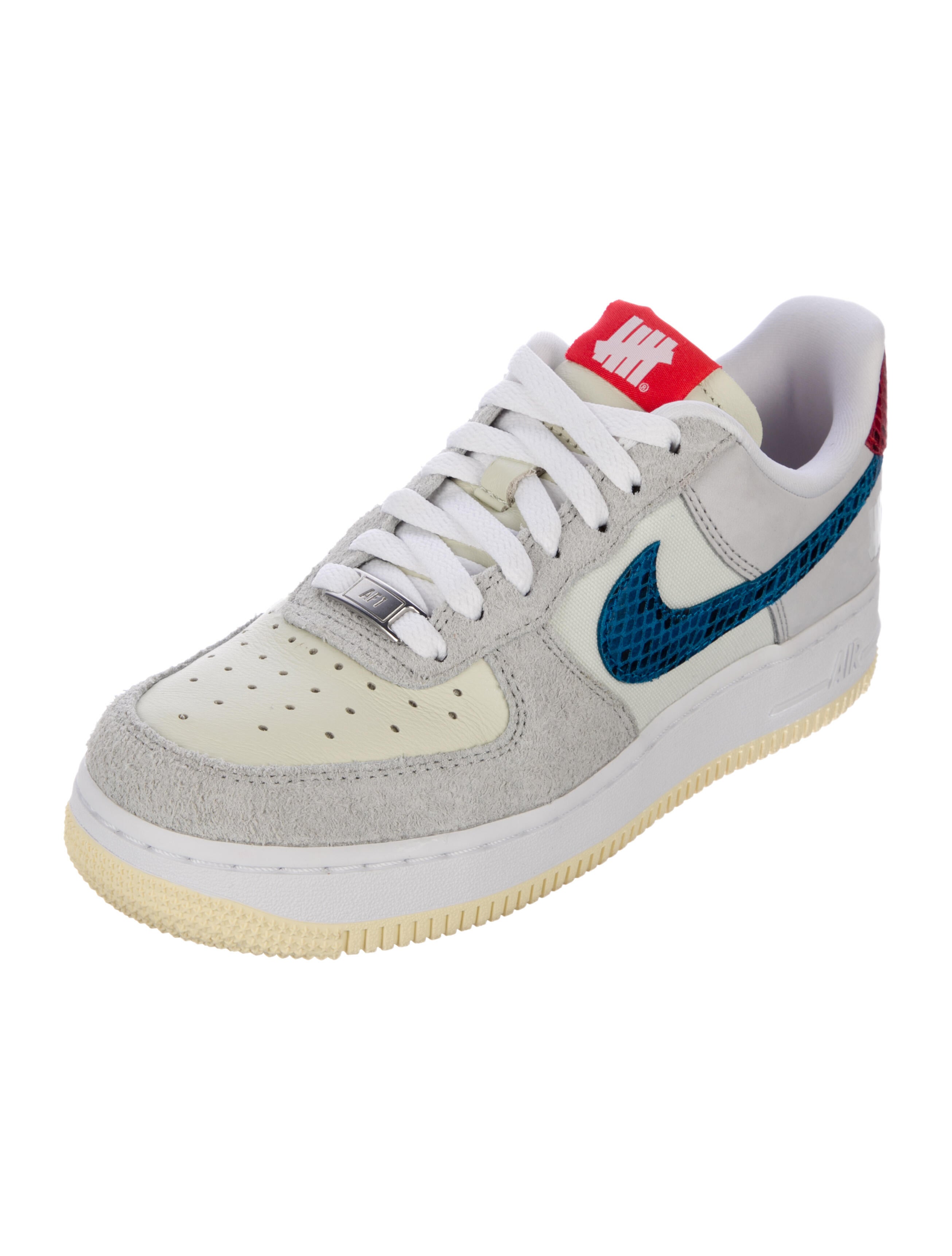 Undefeated x Nike Patent Leather Printed Sneakers