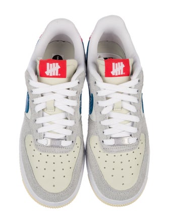 Undefeated x Nike Patent Leather Printed Sneakers