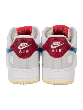 Undefeated x Nike Patent Leather Printed Sneakers