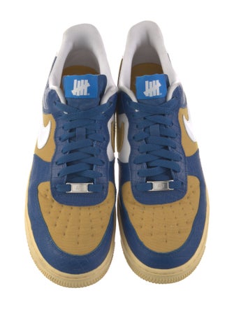 Undefeated x Nike Leather Colorblock Pattern Sneakers