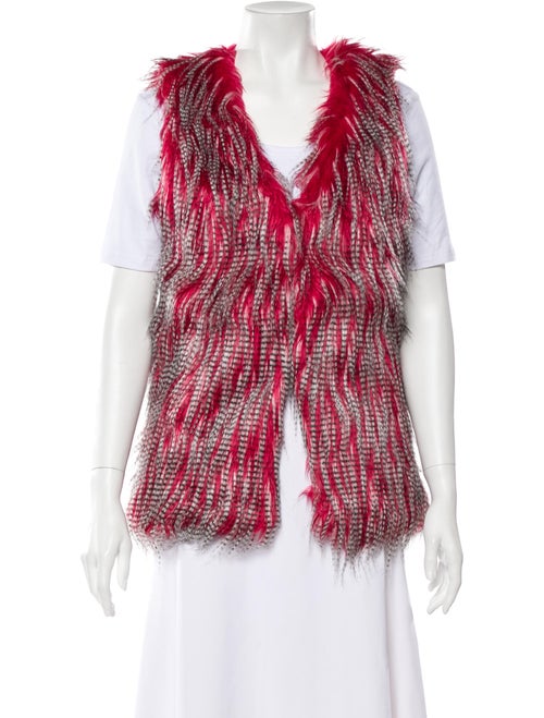 Unreal Fur Animal Print Vest