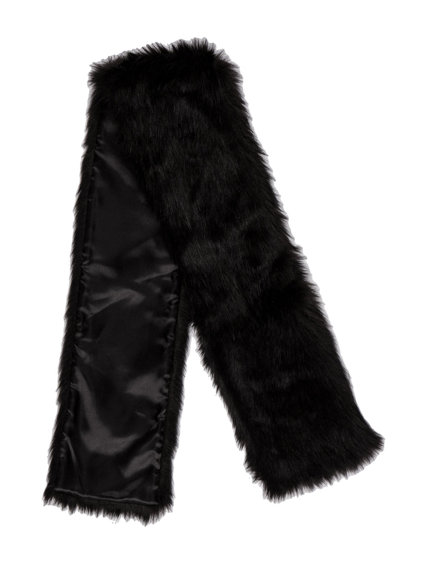 Unreal Fur Faux Fur Printed Scarf