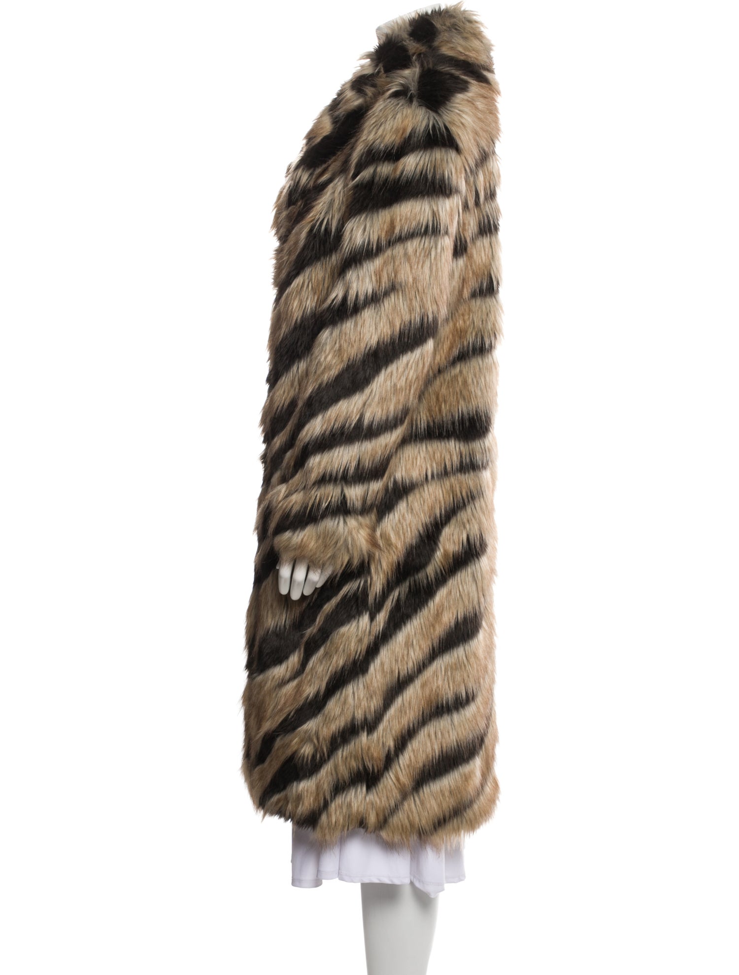 Unreal Fur Animal Print Faux Fur Coat