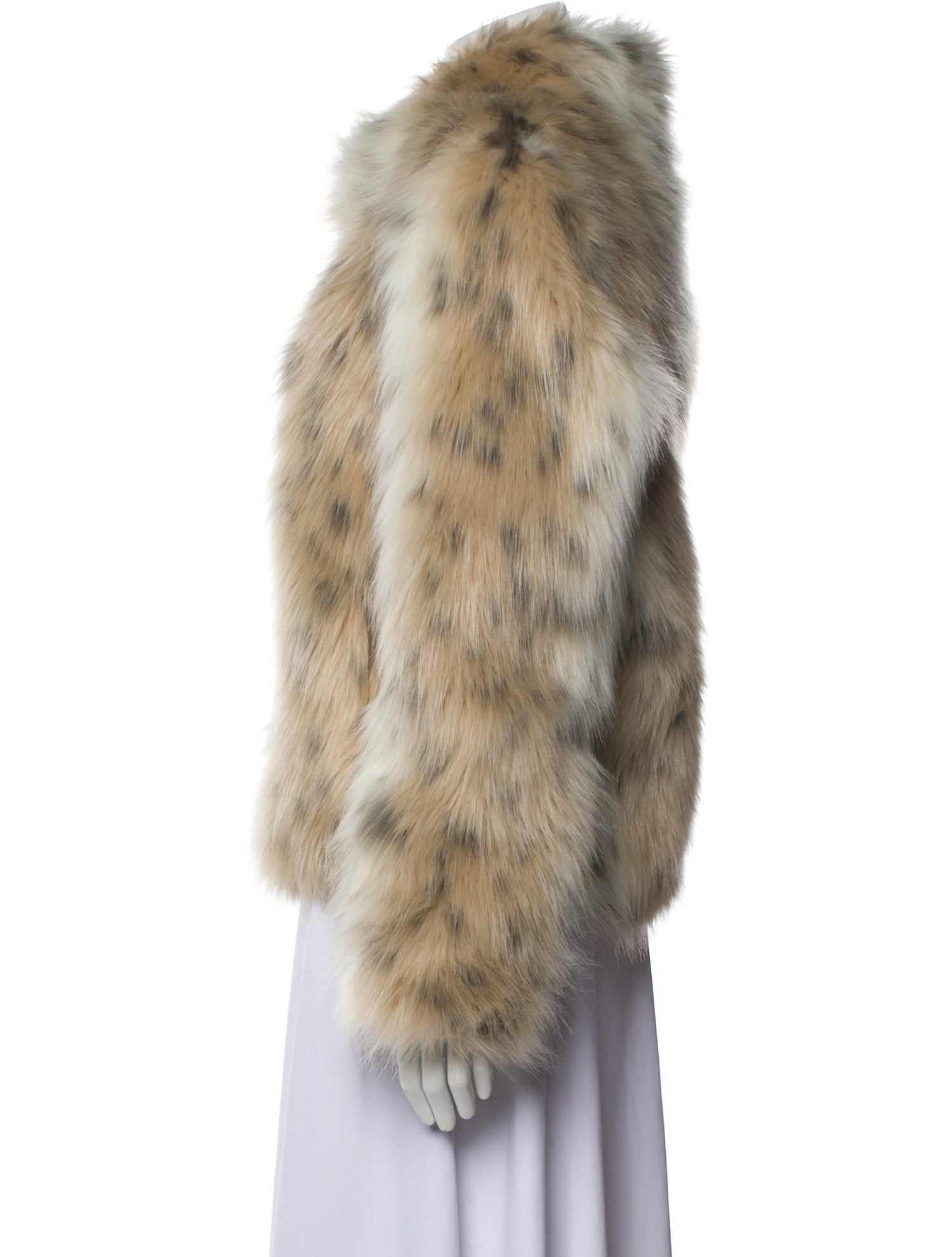 Unreal Fur Animal Print Faux Fur Jacket