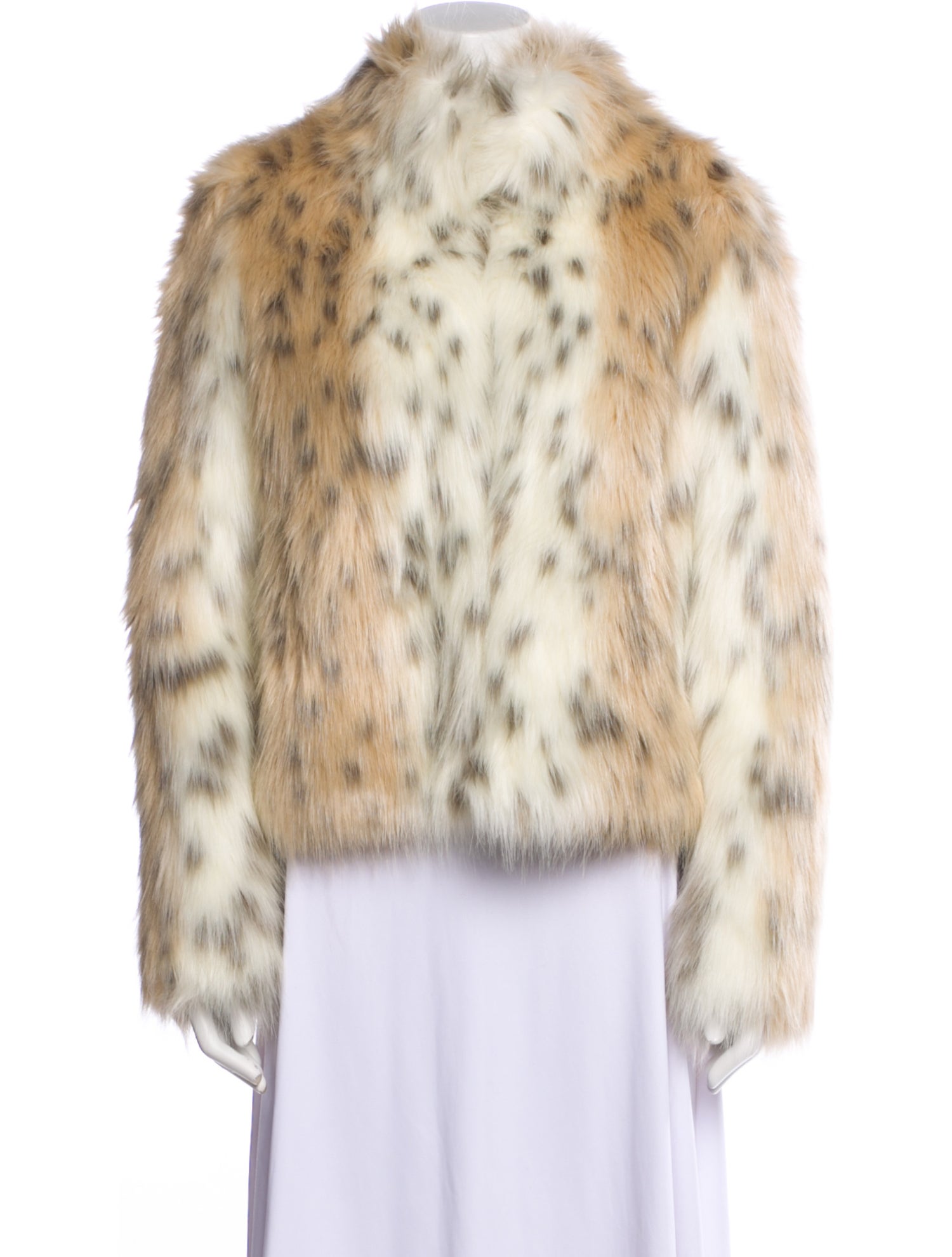 Unreal Fur Animal Print Faux Fur Coat