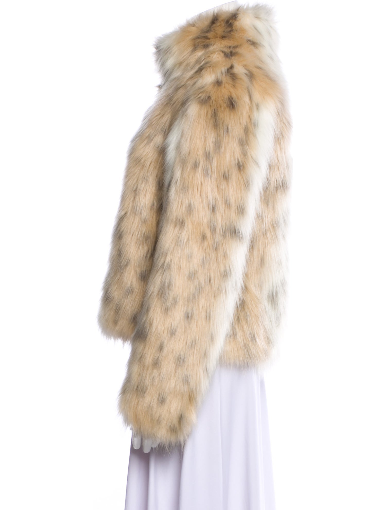 Unreal Fur Animal Print Faux Fur Coat