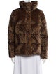 Unreal Fur Animal Print Faux Fur Jacket