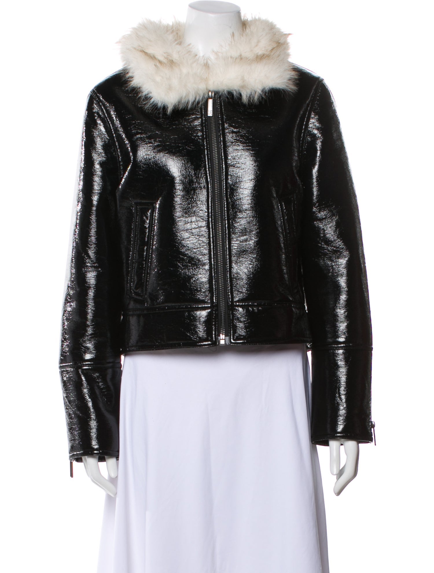 Unreal Fur Biker Jacket