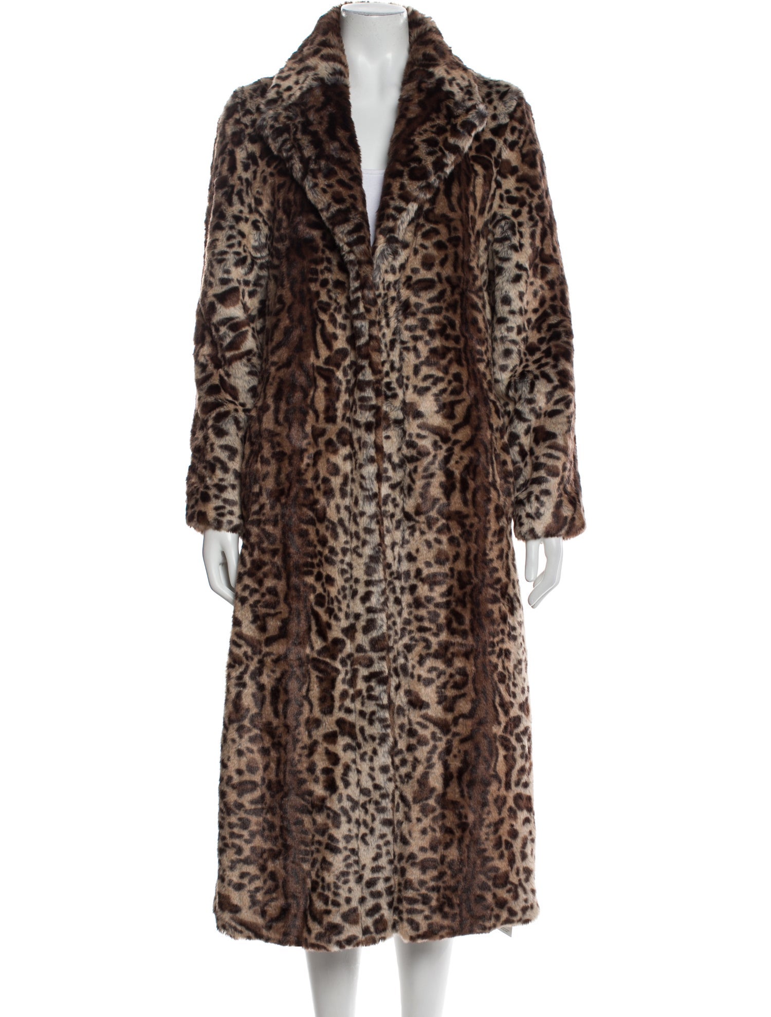 Unreal Fur Faux Fur Animal Print Faux Fur Coat